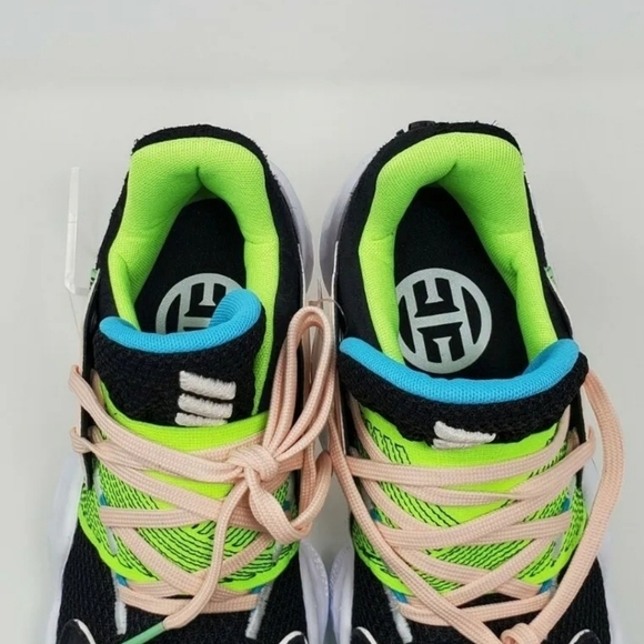 Adidas Harden VOL. 4 GCA FY0874 Black Coral Pink Signal Green Men's Size 7.5 New - Picture 8 of 11